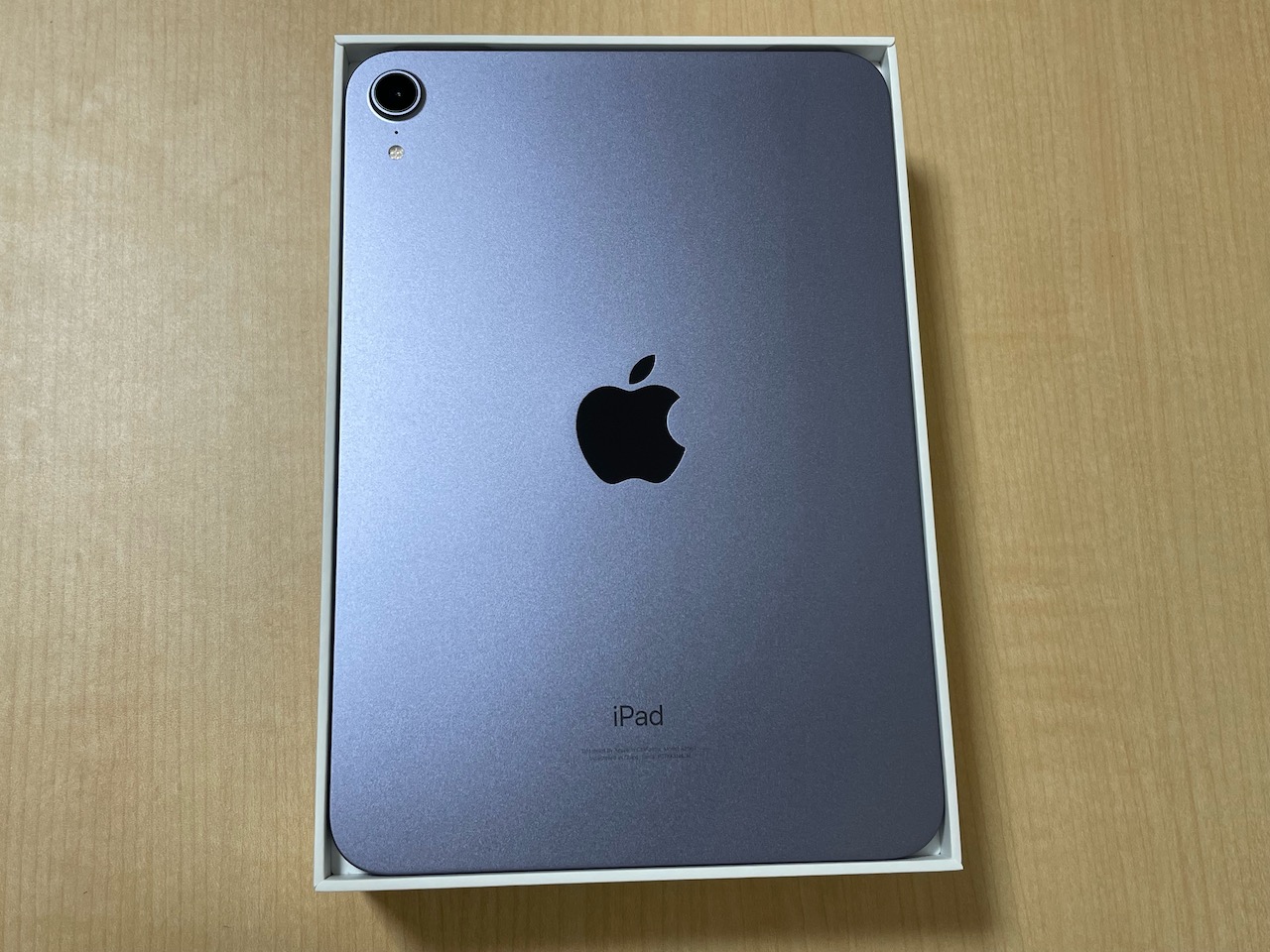 iPad mini6。パープル