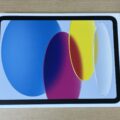 iPad 第10世代・2022。ブルーを購入。簡単な感想レビュー。開封写真。重さ、大きさ、ベンチマークなど