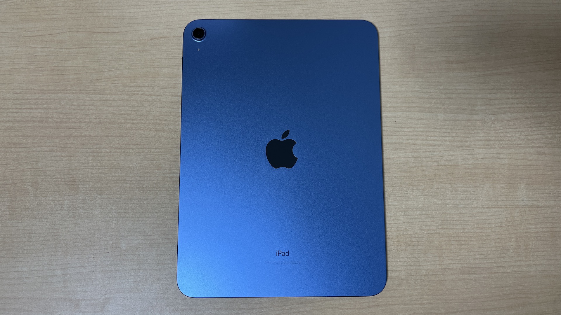 iPad・第10世代。2022。ブルー