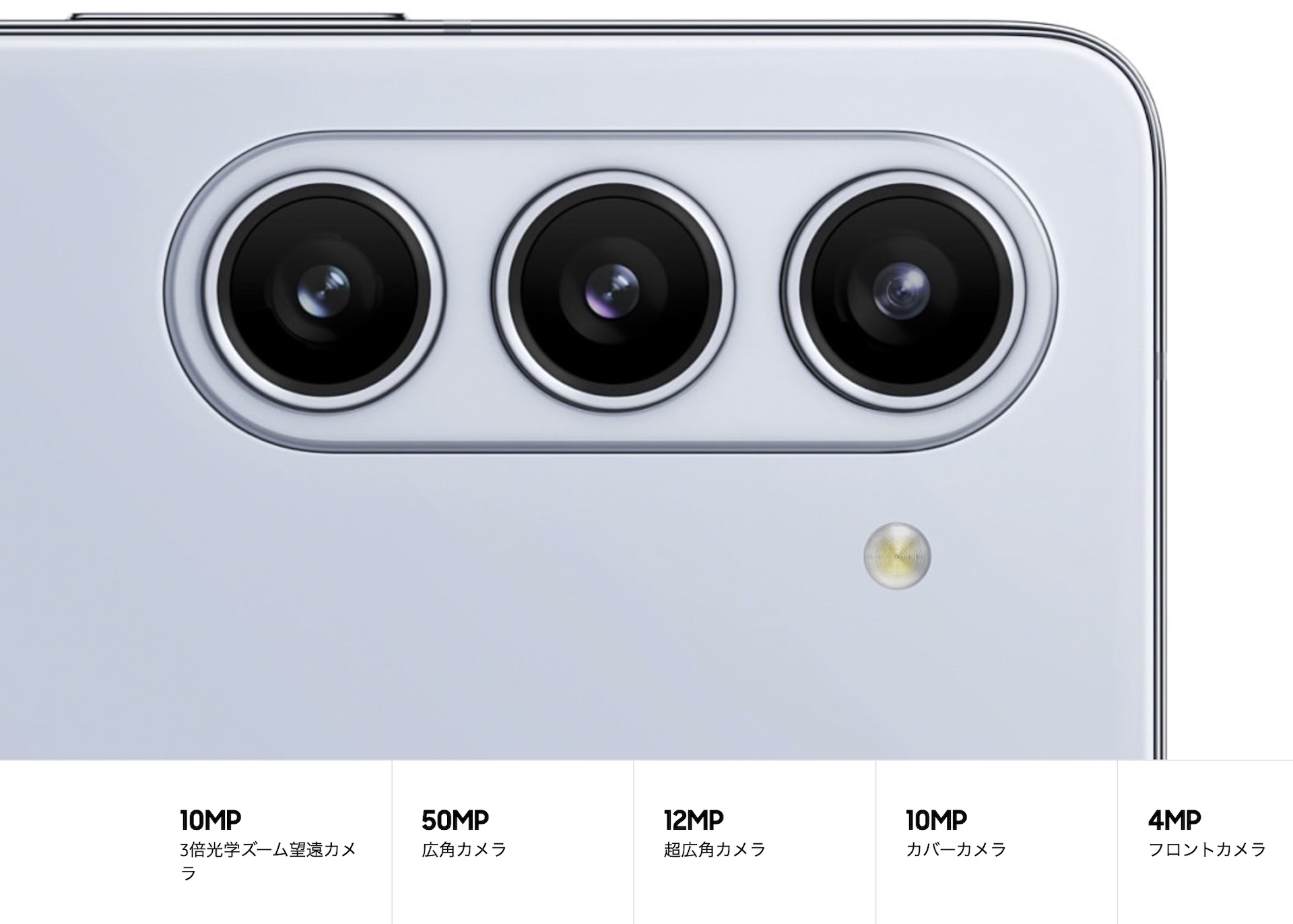 Galaxy Z Fold5のカメラ