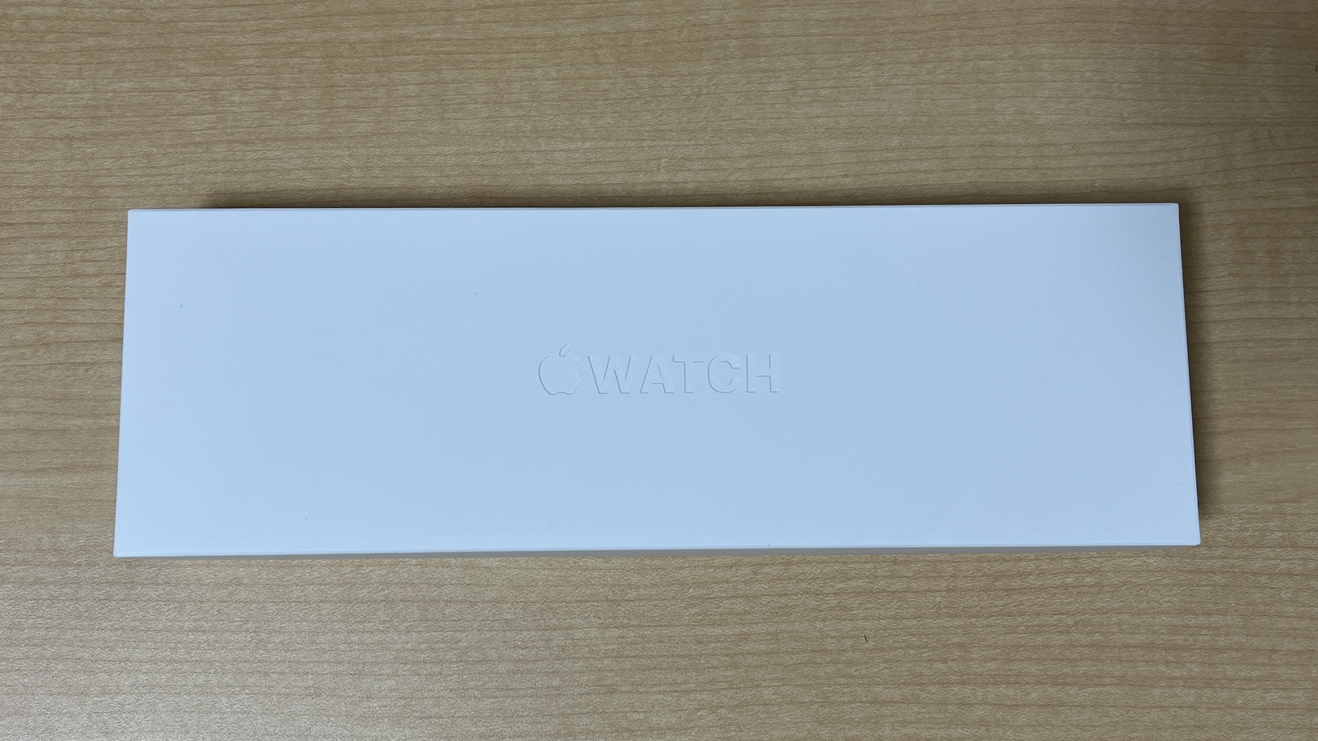 Apple Watch 9の外箱、パッケージ