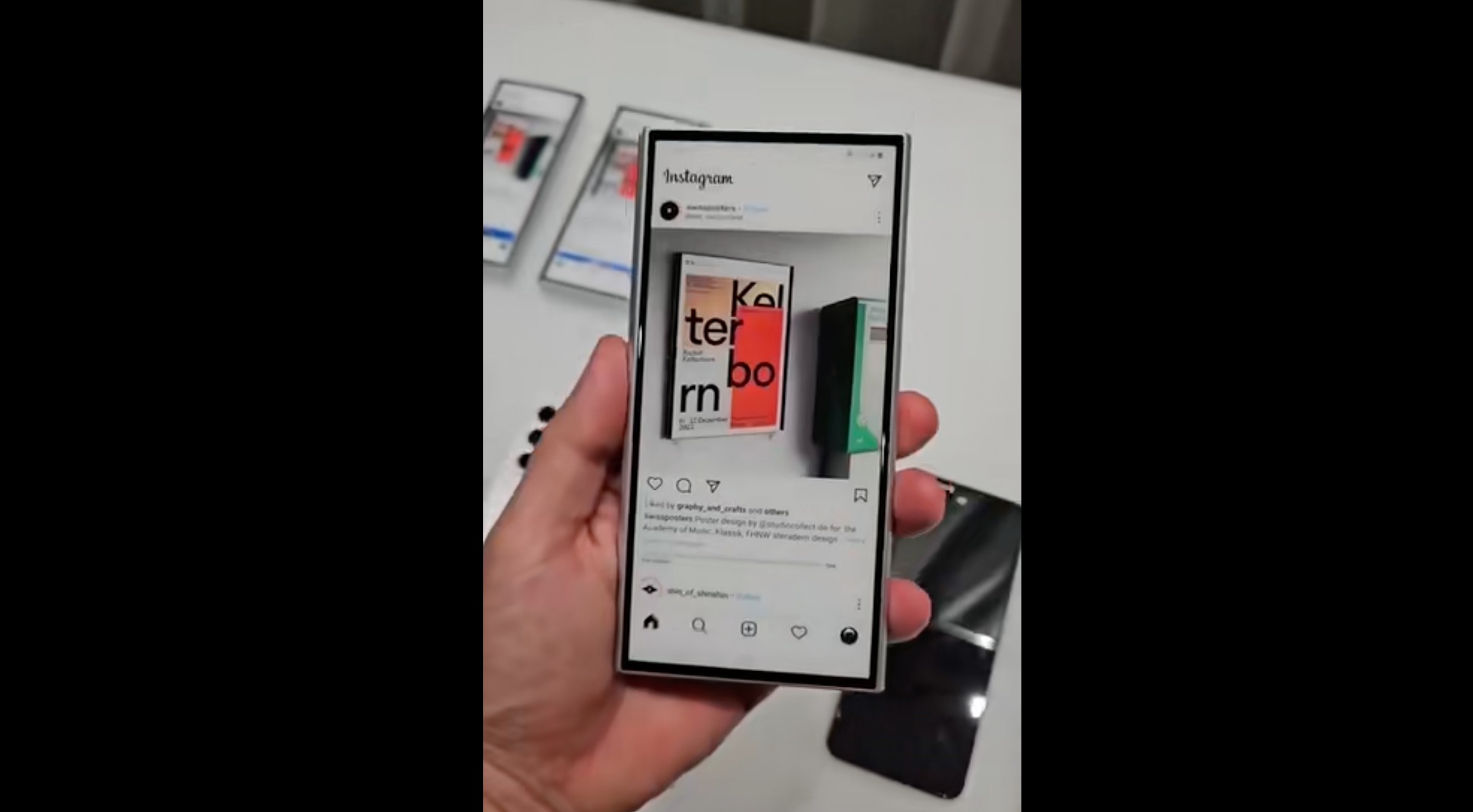 「Galaxy Z Fold6」の試作機の動画？