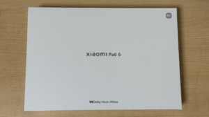 【Xiaomi Pad 6】購入。開封写真。ミストブルー。簡単な感想レビュー。ベンチマークなど