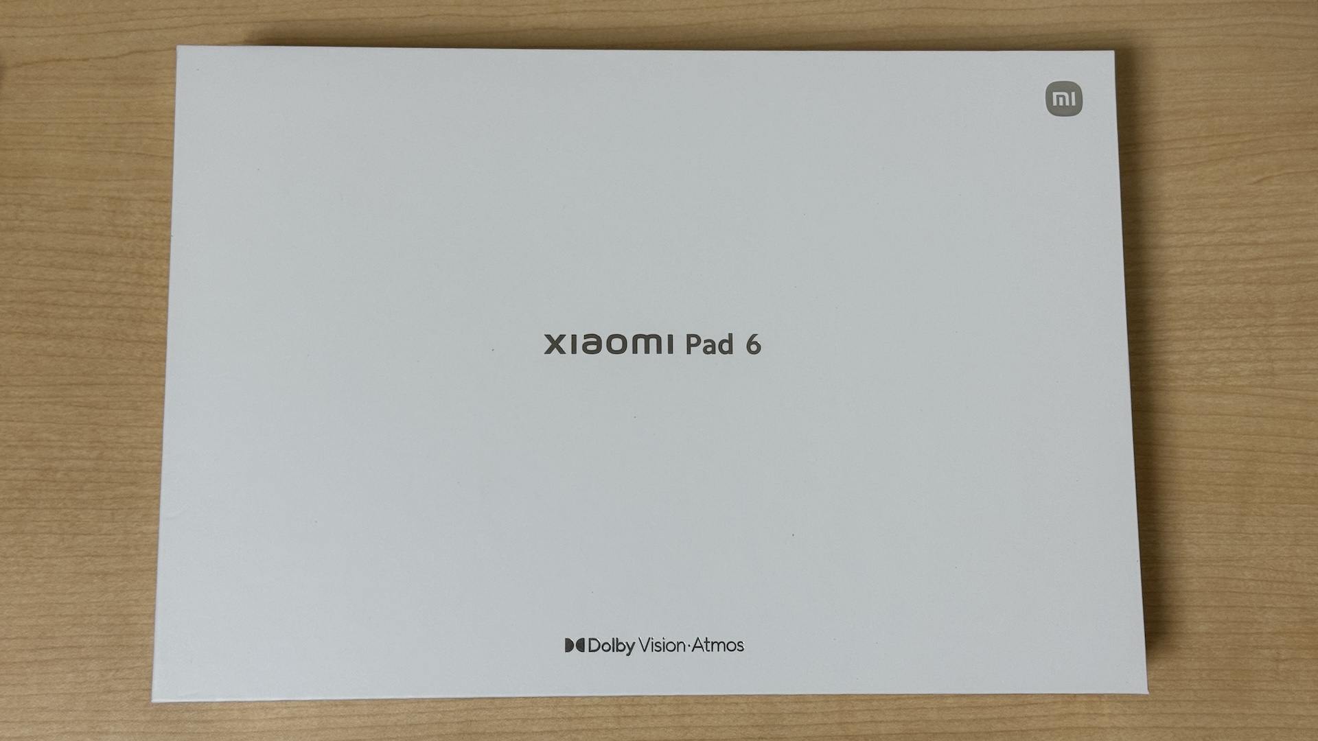 Xiaomi Pad 6のパッケージ