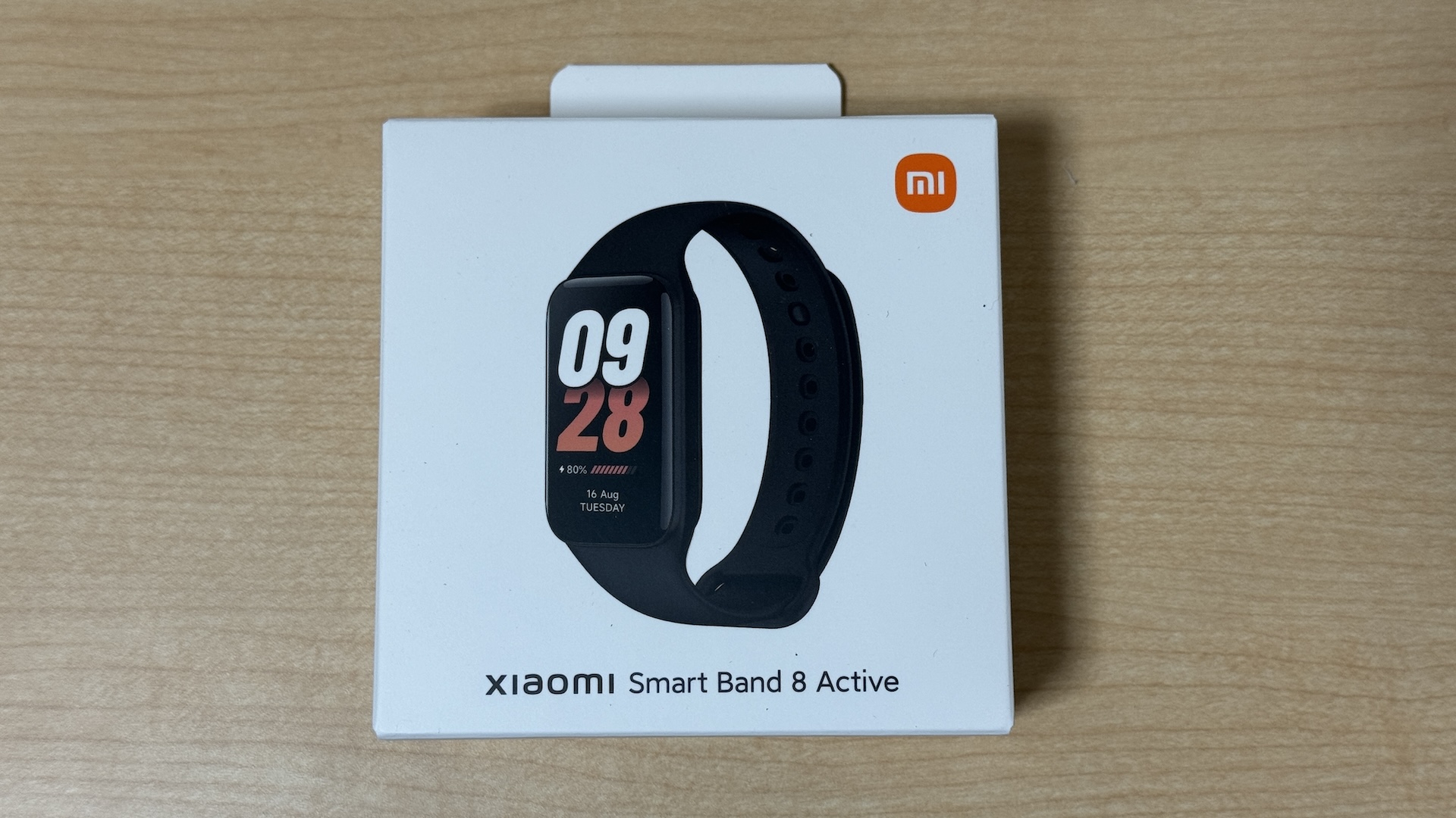 Xiaomi Smart Band 8 Activeのパッケージ